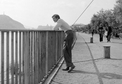 Hungary, Budapest IX., a mai Nehru part a Petőfi híd pesti hídfője közelében., 1970, Fortepan, portrait, picture, Budapest, Fortepan #6060