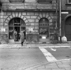 Lengyelország, Krakkó, Plac Szczepański 7., 1973, Gárdos György, étterem, Fortepan #60603