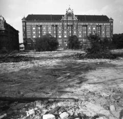 Magyarország, Budapest IX., a Mihálkovics-telep bontása, szemben a Mihálkovics utca házsora., 1978, Krantz Károly, Budapest, Fortepan #60739