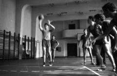 1971, Lencse Zoltán, gym, basketball, Fortepan #60779