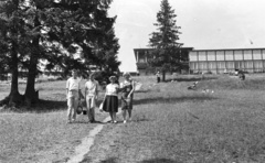 Lengyelország,Lengyel Magas-Tátra, Zakopane, Gubalowka hegy a sikló felső állomásánál., 1967, Lencse Zoltán, Tátra hegység, Fortepan #60947