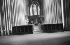 Germany, Meissen, Dóm., 1971, Lencse Zoltán, GDR, pulpit, church interior, Fortepan #61131