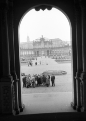 Germany, Dresden, Zwinger., 1971, Lencse Zoltán, GDR, Baroque-style, palace, Matthäus Daniel Pöppelmann-design, Fortepan #61153