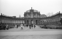 Germany, Dresden, Zwinger., 1971, Lencse Zoltán, GDR, Baroque-style, palace, Matthäus Daniel Pöppelmann-design, Fortepan #61154