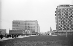 Germany, Dresden, Prager Strasse a Wiener Platz (ekkor névtelen, később Leninplatz) felől nézve., 1971, Lencse Zoltán, GDR, Fortepan #61184