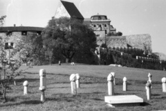 Hungary, Tabán, Budapest I., török temető a budai Vár oldalában., 1968, Lencse Zoltán, castle, cemetery, Budapest, Fortepan #61258