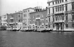 Olaszország, Velence, Canal Grande, a Rio de San Polo és a Rio San Toma közötti paloták., 1973, Lencse Zoltán, csatorna, Fortepan #61417