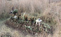 Magyarország, Budapest X., Új Köztemető, 301-es parcella., 1988, Hodosán Róza, színes, temető, sírhalom, Budapest, 1956-utóélet, rendszerváltás, Fortepan #61599