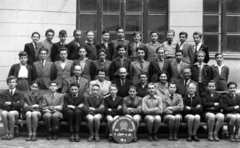 Hungary, Budapest II., Lajos utca 34., Általános iskola., 1956, A R, Budapest, class photo, Fortepan #62210