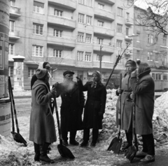 Magyarország, Budapest XI., Bartók Béla út a Vásárhelyi Pál utca sarkáról nézve., 1966, Magyar Rendőr, Budapest, Fortepan #65288