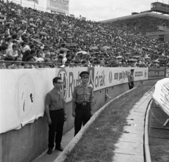 Magyarország, Népstadion, Budapest XIV., Színészek-Újságírók Rangadó (SZÚR)., 1971, Magyar Rendőr, Budapest, Fortepan #65826