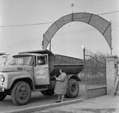 Magyarország, 1972, Magyar Rendőr, szovjet gyártmány, teherautó, ZIL-márka, ZiL-130, Volán-szervezet, ZIL 555 MMZ, Fortepan #65961