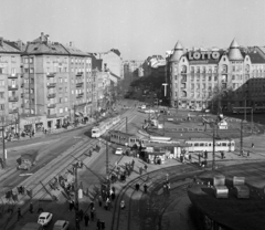 Magyarország, Budapest XI., Móricz Zsigmond körtér., 1973, Magyar Rendőr, Fiat-márka, Fiat 500, Budapest, Fortepan #65974