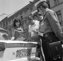 Magyarország, Pécs, Széchenyi tér., 1974, Magyar Rendőr, Fortepan #66067