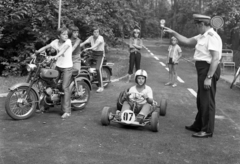 Hungary, Szolnok, Tiszaliget, KRESZ-park., 1975, Magyar Rendőr, Fortepan #66113