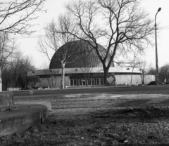 Hungary, People's Park, Budapest X., Planetárium., 1976, Magyar Rendőr, observatory, dome, Budapest, László Lux-design, Tamás Tömöry-design, Fortepan #66273