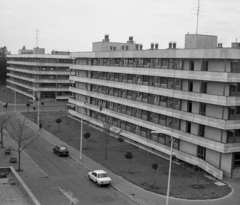 Hungary, Budapest XIX., Üllői út (Vörös Hadsereg útja), Arany János utca és a Hunyadi utca közötti házak., 1976, Magyar Rendőr, blocks, Budapest, Fortepan #66277