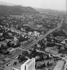 Magyarország, Budapest XI., légifotó, középpontban a Budaörsi út., 1978, Magyar Rendőr, légi felvétel, Budapest, Fortepan #66341