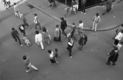 Hungary, Budapest V., Váci utca - Kristóf tér sarok., 1982, Magyar Rendőr, pedestrian, street view, genre painting, Budapest, Fortepan #66939