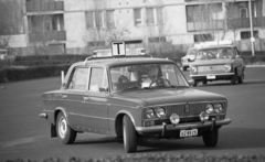 Magyarország, Óbuda, Budapest III., Bécsi út 310., az ATI tanpályája., 1983, Magyar Rendőr, szovjet gyártmány, Lada-márka, automobil, rendszám, tanuló vezető, VAZ 2103/2106, Budapest, Fortepan #67105