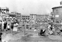 Magyarország, Városliget, Budapest XIV., Széchenyi fürdő., 1929, Fortepan, gyógyfürdő, Budapest, neobarokk stílus, Czigler Gyöző-terv, Fortepan #6967