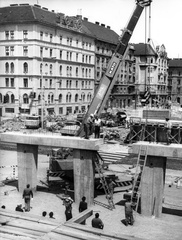 Magyarország, Budapest IX., Boráros tér, a Petőfi híd felhajtója a felújításkor., 1980, Fortepan, Budapest, Fortepan #69909