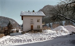 Ausztria, Feldkirch, Schillerstrasse., 1967, Zsanda Zsolt, Vajszada Károly, színes, Fortepan #70034