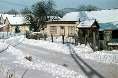 Magyarország, Pilisszentlászló, Dózsa György utca., 1967, Zsanda Zsolt, Vajszada Károly, színes, Fortepan #70077