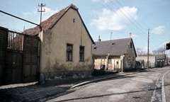 Hungary, Óbuda, Budapest III., Szőlőkert utca 4. és 6., 1968, Zsanda Zsolt, Vajszada Károly, colorful, street view, Budapest, Fortepan #70100