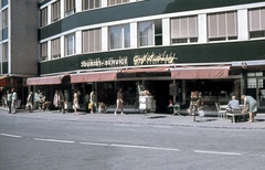 Liechtenstein, Vaduz, Rathausgasse., 1967, Zsanda Zsolt, Vajszada Károly, színes, Fortepan #70179