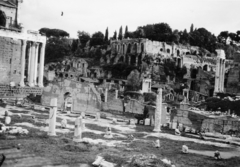 Olaszország, Róma, Forum Romanum., 1950, Roberto Urban, rom, világörökség, műemlék, római birodalom, Fortepan #70303