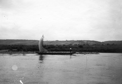 1920, Teodoro Wolf-Ferrari, sailboat, Fortepan #70437