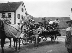 1920, Teodoro Wolf-Ferrari, Horse-drawn carriage, Fortepan #70439