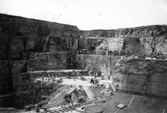 Germany, Rothenburg ob der Tauber, kőbánya., 1920, Teodoro Wolf-Ferrari, stone mine, marble, Fortepan #70449