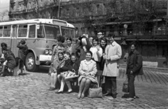 Magyarország, Budapest V., pesti alsó rakpart a Vigadó tér közelében., 1968, autóbusz, magyar gyártmány, Ikarus-márka, Ikarus 620/630, Budapest, Fortepan #70592