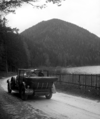 Ausztria, az Erlaufsee partja., 1936, Lissák Tivadar, automobil, rendszám, Fortepan #71151