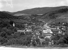 Magyarország, Jósvafő, a község látképe a Jósvafő-Aggtelek országútról., 1940, Lissák Tivadar, Fortepan #71399