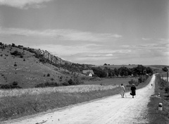 Magyarország, Aggtelek, balra a Baradla-barlang bejárata., 1940, Lissák Tivadar, Fortepan #71409