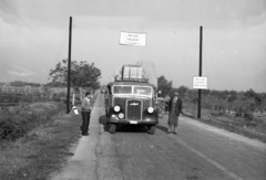 1941, Lissák Tivadar, német gyártmány, Opel-márka, felirat, teherautó, országút, rendszám, Opel Blitz, tábla, MATEOSZ-szervezet, Fortepan #71710