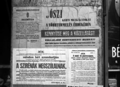 Magyarország, Budapest, 1942, Lissák Tivadar, plakát, címer, hirdetmény, Budapest székesfőváros házinyomdája, Fortepan #72006