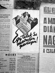 1943, Lissák Tivadar, poster, Fortepan #72072