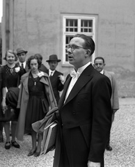 1943, Lissák Tivadar, glasses, conductor, Fortepan #72168