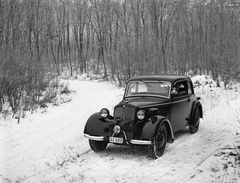 1943, Lissák Tivadar, hó, német gyártmány, DKW-márka, automobil, DKW F5/F7/F8, Fortepan #72636