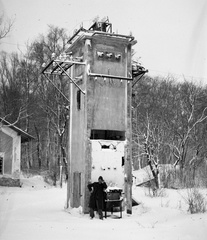 1946, Lissák Tivadar, winter, snow, transformer, Fortepan #72978