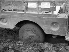 1946, Lissák Tivadar, american brand, Dodge-brand, mud, Dodge WC-series, board, off-roader, Fortepan #72986