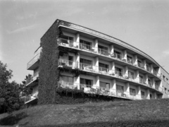 Hungary, Pécs, Kikelet szálló., 1946, Lissák Tivadar, hotel, modern architecture, Fortepan #73036