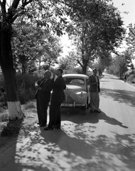 1947, Lissák Tivadar, csehszlovák gyártmány, Skoda-márka, országút, automobil, Fortepan #73049