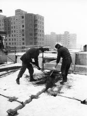 Magyarország, Budapest IV., Káposztásmegyeri lakótelep, panelház építése a Kordován tér környékén., 1989, Mujzer Péter, építkezés, Budapest, Fortepan #73526