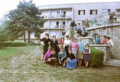 Hungary, Pécs, Kikelet szálló., 1958, Márton Gábor, colorful, tableau, Fortepan #73557