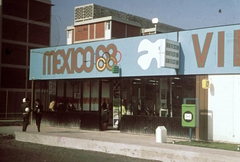 Mexikó, Mexikóváros, Villa Coapa., 1968, Romák Éva, színes, olimpia, Fortepan #73744